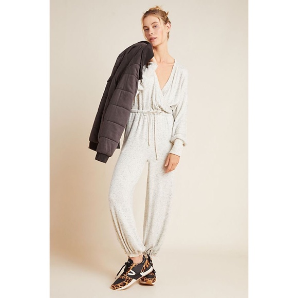 Anthropologie Pants - Anthro Saturday Sunday Brushed Fleece Jumpsuit